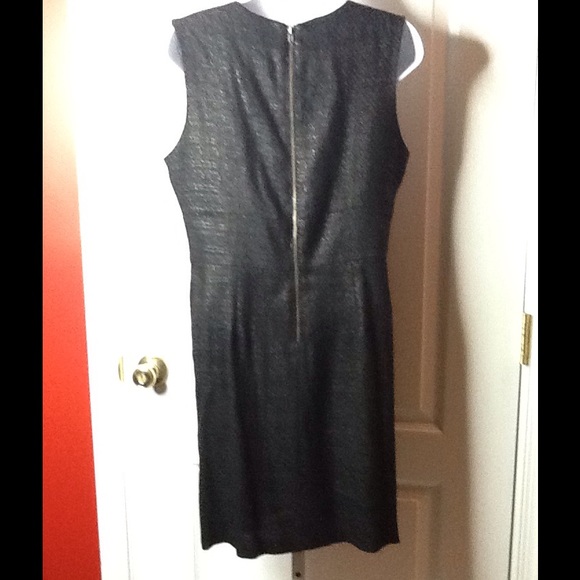 Adam Lippes NWT STRUCTURED DEEP V NECK black dress - Picture 5 of 6